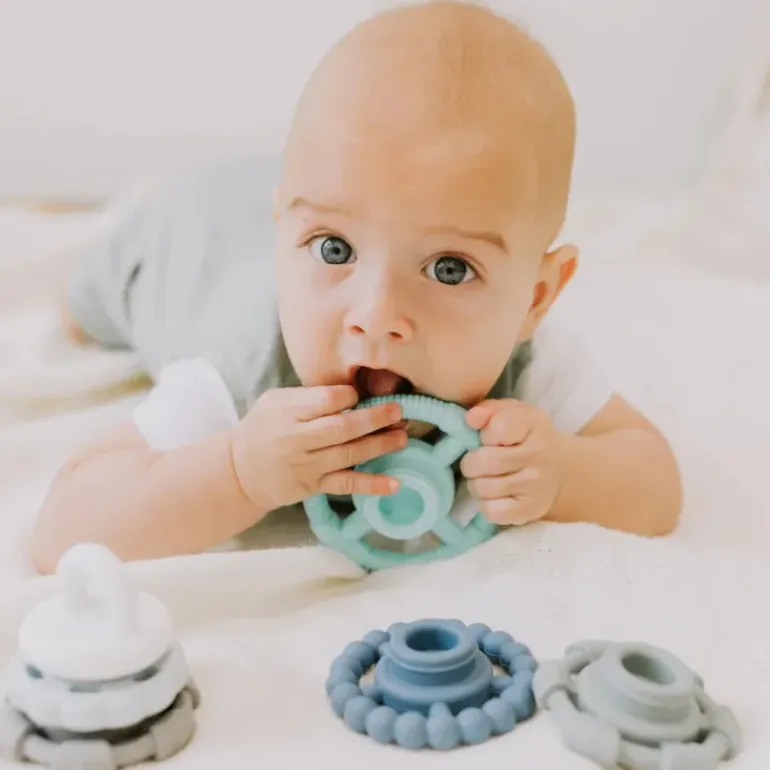 Jellystone - Rainbow Stacker Teether & Toy - Dusty