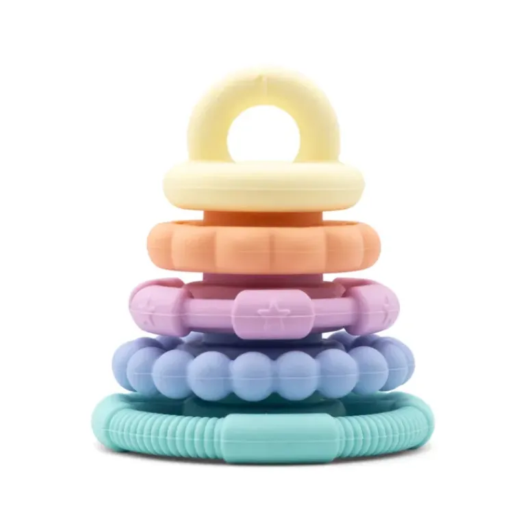 Jellystone - Rainbow Stacker Teether & Toy - Pastel