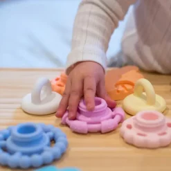 Jellystone - Rainbow Stacker Teether & Toy - Pastel