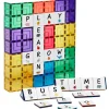 Learn & Grow - Magnetic Tile Toppers - Alphabet Upper (40 Piece)