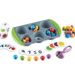 Learning Resources - Mini Muffin Match Up Math Activity Set