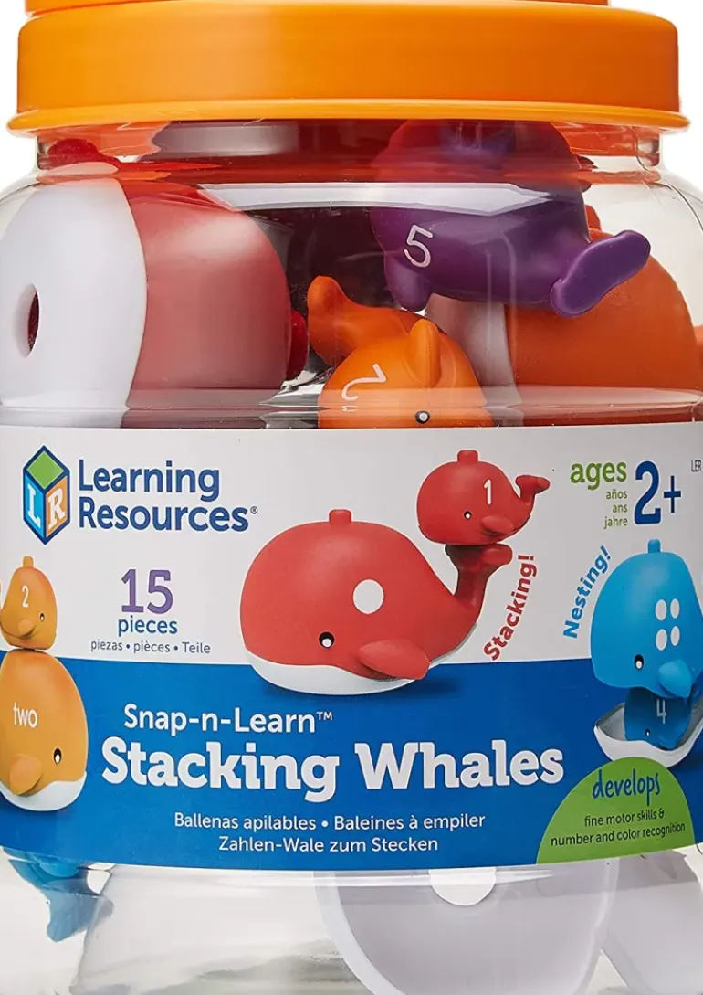 Learning Resources - Snap-N-Learn Stacking Whales