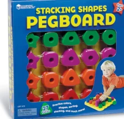 Learning Resources - Stacking Shapes Peg Board