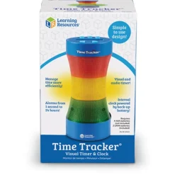Learning Resources - Time Tracker Visual Timer & Clock