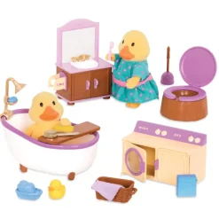 Lil Woodzeez - Playset Bathroom and Laundry