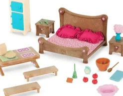 Lil Woodzeez - Playset Master Bedroom and Dining Set