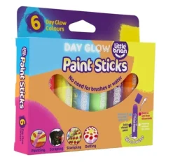 Little Brian - Paint Sticks (6) - Day Glow