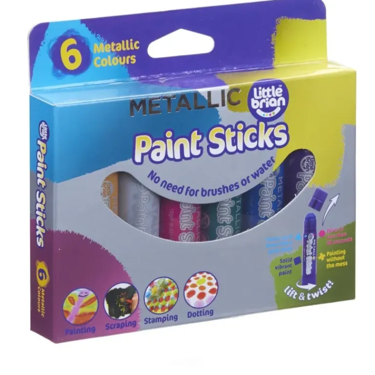 Little Brian - Paint Sticks (6) - Metallic