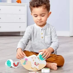 Little Tikes - Wooden Critters Balancing Toy - Llama