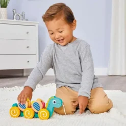 Little Tikes - Wooden Critters Pull Along - Dino