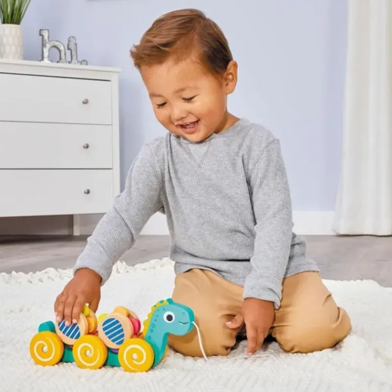 Little Tikes - Wooden Critters Pull Along - Dino