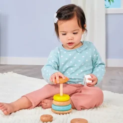 Little Tikes - Wooden Critters Shape Stacker - Llama