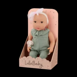 LullaBaby – Baby Doll - Green Jumper