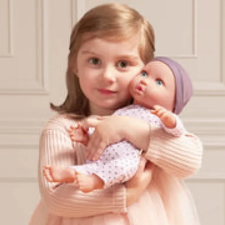 LullaBaby – Baby Doll – Lilac Polka Dot Pajama