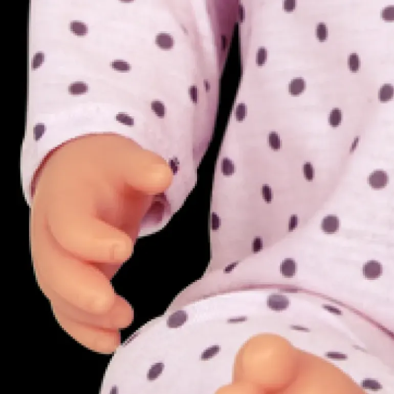 LullaBaby – Baby Doll – Lilac Polka Dot Pajama