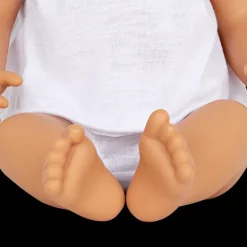 LullaBaby – Baby Doll – 2-pc Outfit & Pink Headband Olive Skin Tone & Brown Eyes