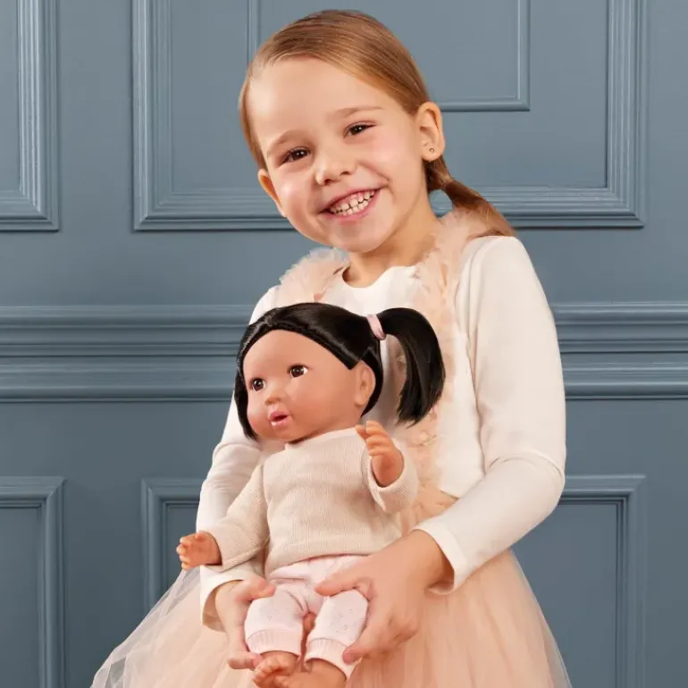 LullaBaby – Baby Doll with Dark Brown Hair