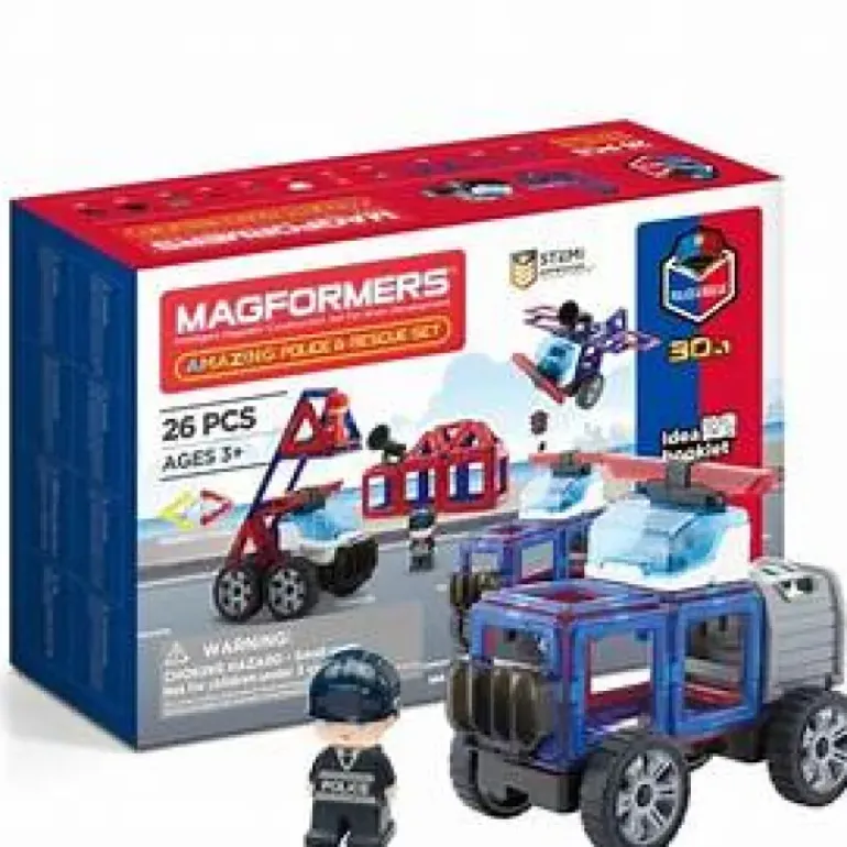 Magformers - Police & Rescue Set 26Pcs