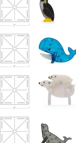 Magna Tiles - Arctic Animals Set - 25 piece