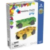 Magna Tiles - Cars Expansion Set - Green & Yellow