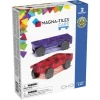 Magna Tiles - Cars Expansion Set - Purple & Red