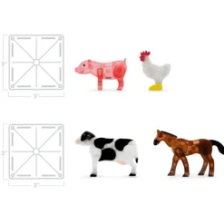 Magna Tiles - Farm Animals Set - 25 pieces