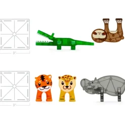 Magna Tiles - Jungle Animals Set - 25 piece
