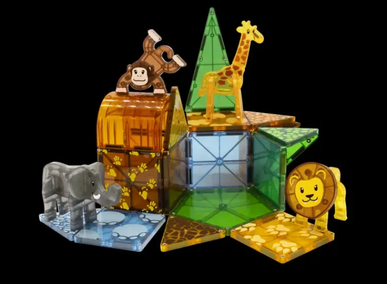 Magna Tiles - Safari Animals Set - 25 piece