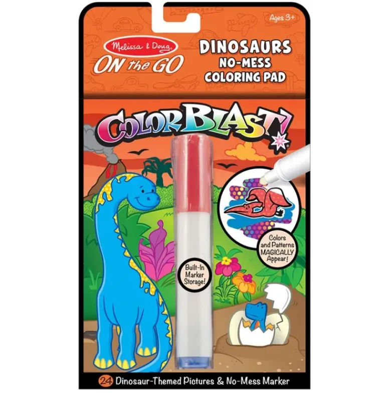 Melissa & Doug - ColorBlast - Dinosaurs - ON the GO Travel Activity