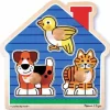 Melissa & Doug - Jumbo Knob Puzzle - House Pets