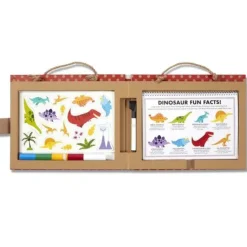 Melissa & Doug - Play Draw Create Reusable Drawing & Magnet Kit Dinosaurs