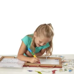 Melissa & Doug - Play Draw Create Reusable Drawing & Magnet Kit Dinosaurs
