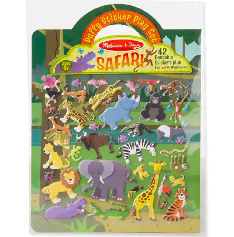 Melissa & Doug - Puffy Stickers Play Set - Safari