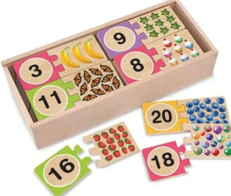 Melissa & Doug - Puzzle Cards - Numbers