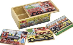 Melissa & Doug - Puzzles in a Box - Vehicles