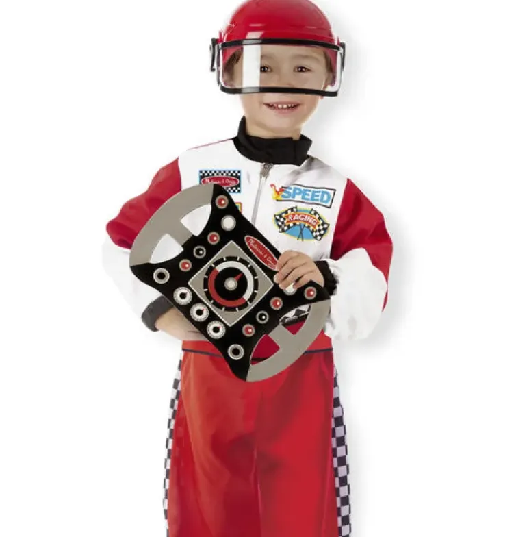 Melissa & Doug - Race Car Driver Role Play Costume