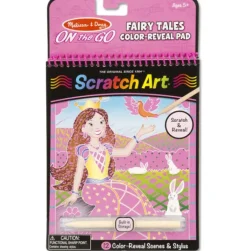 Melissa & Doug - Scratch Art - Fairy Tales - ON the GO Travel Activity