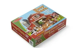 Melissa & Doug - Shaped Floor Puzzle - Busy Barn