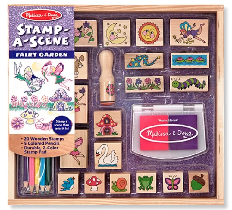 Melissa & Doug - Stamp a Scene Fairy Garden