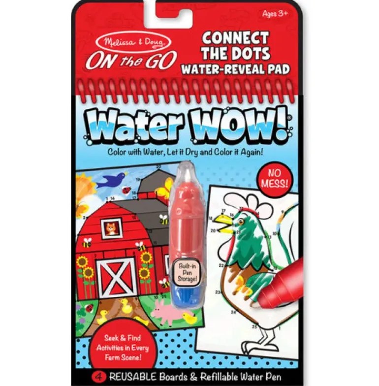 Melissa & Doug - Water WOW - Connect The Dots - ON the GO Travel Activity