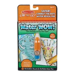 Melissa & Doug - Water WOW - Connect the Dots Safari - On the Go Travel Activity