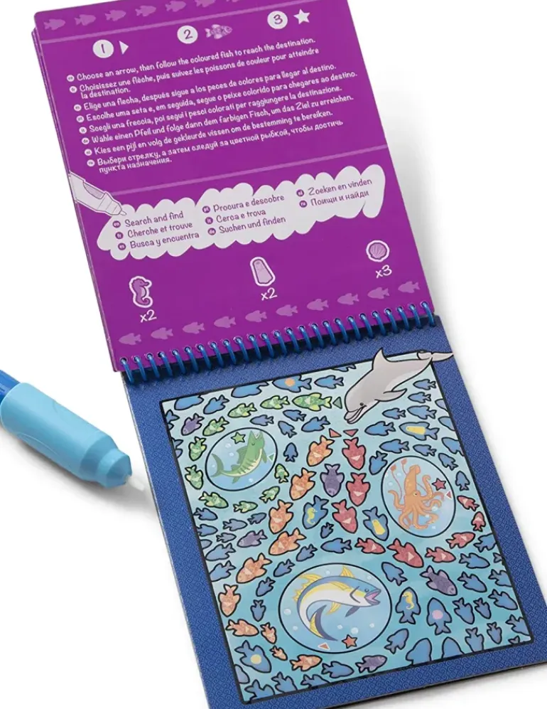 Melissa & Doug - Water WOW - Underwater Pathways - On the Go Travel Activity