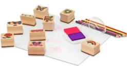Melissa & Doug - Wooden Friendship Stamp Set
