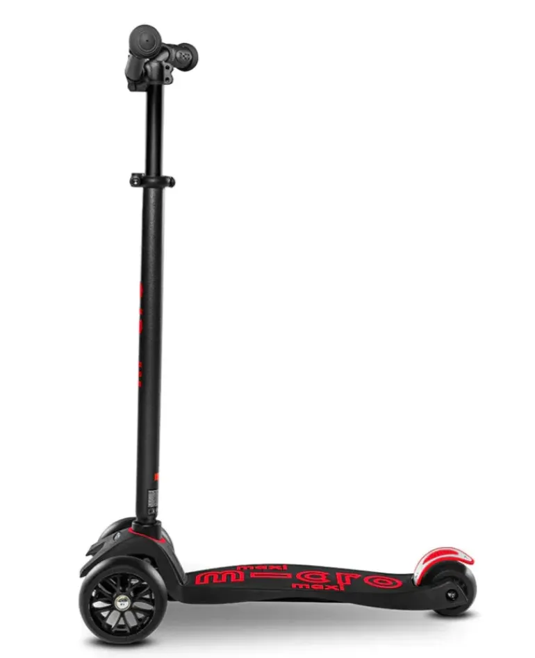 Micro - Maxi Deluxe Pro Scooter - Black/Red