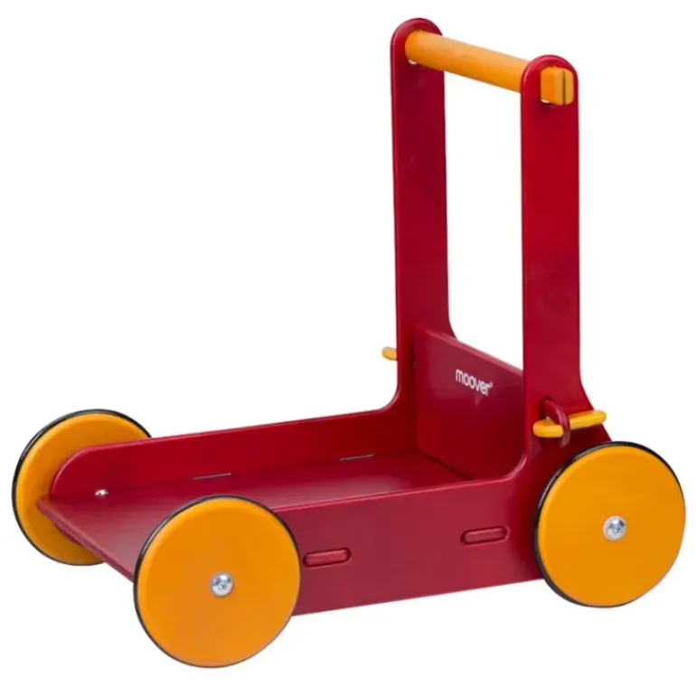 Moover - Wooden Baby Walker - Red