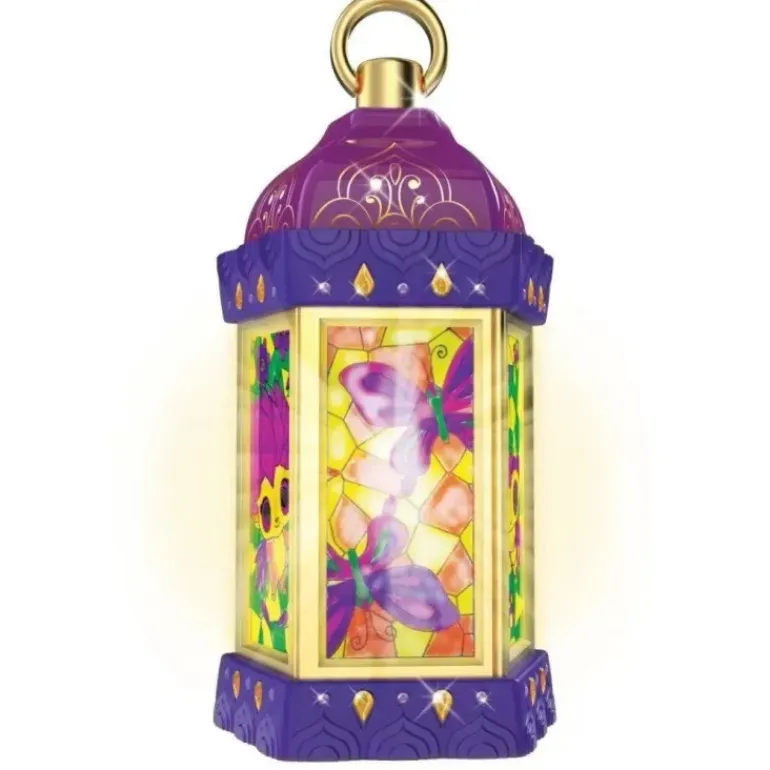 Nebulous Stars - Firefly Lantern Glass Painting