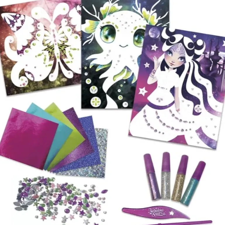 Nebulous Stars - Glitter & Foil Art