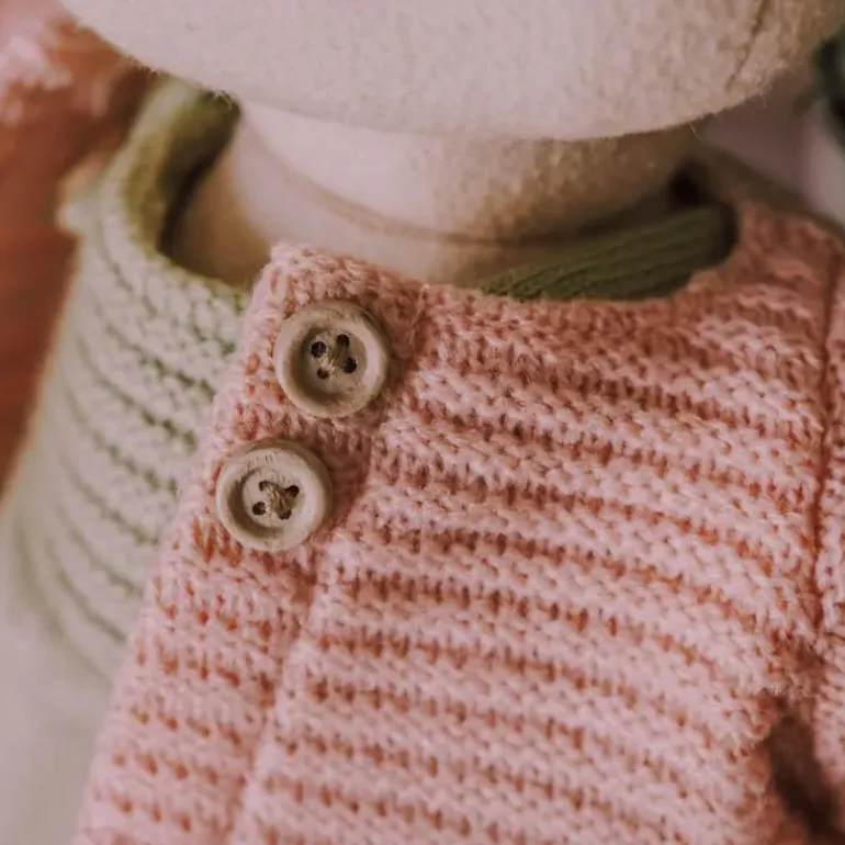 Olli Ella - Dinkum Doll Cardigan - Rose