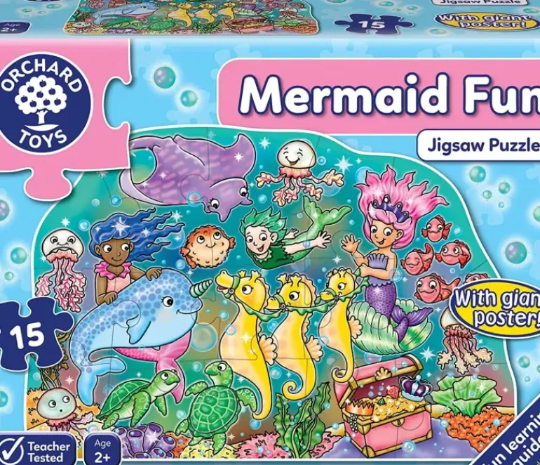 Orchard - 15Pc Mermaid Fun Puzzle & Poster