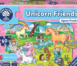 Orchard - 50Pc Unicorn Friends & Poster Puzzle